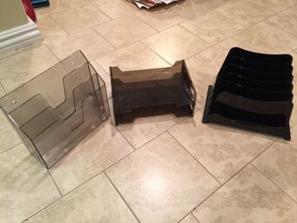 Document organizers - set of 3 - $15