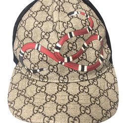 Gucci -Kingsnake Print Gg Supreme 