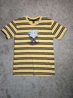 Men's: Small- Drain Gang × Sad Boys

Bladee World Tour 2022 Striped Yellow T-Shirt