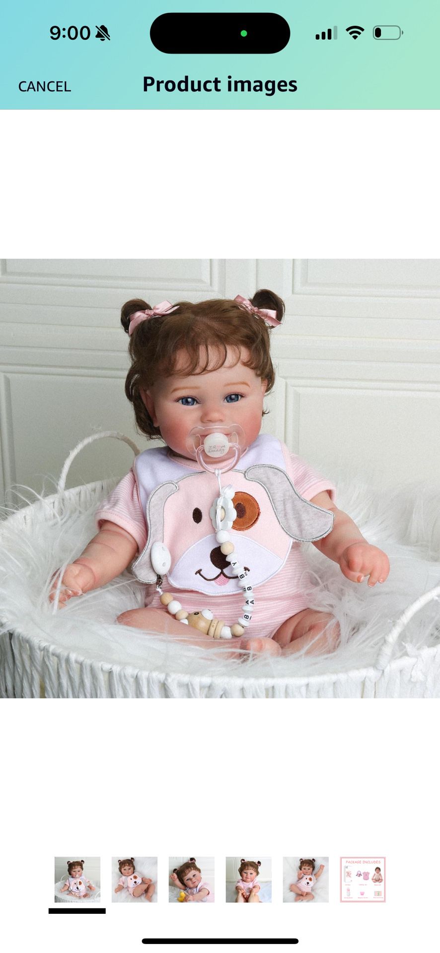 Reborn Baby Dolls Girl Maddie - 20 Inch Realistic Newborn Lifelike Real Baby Dolls That Look Real Soft Vinyl Doll Gift for Kids Age 3+