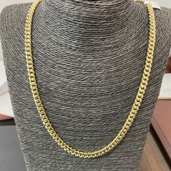 10k Gold Miami Cuban Chain, 24 Inch For A Good Price!!