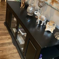 Beautiful black TV stand