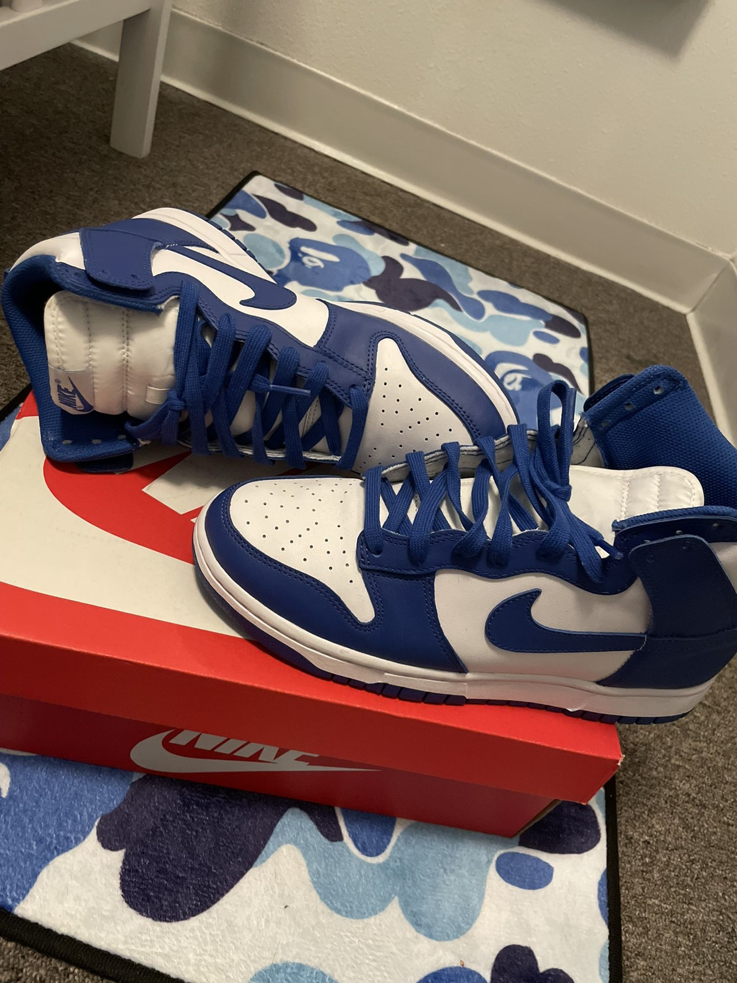 Nike Dunk High - Blue/White (Size 9 US M)
