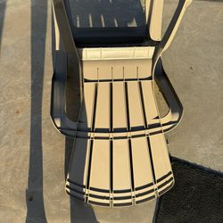 Two Plastic ADORinack Plastic C chairs