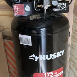 New Husky 60 Gallon air compressor