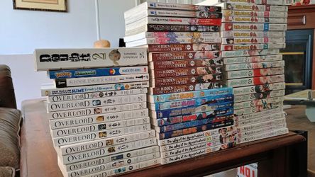 LARGE MANGA COLLECTION BOOKS 