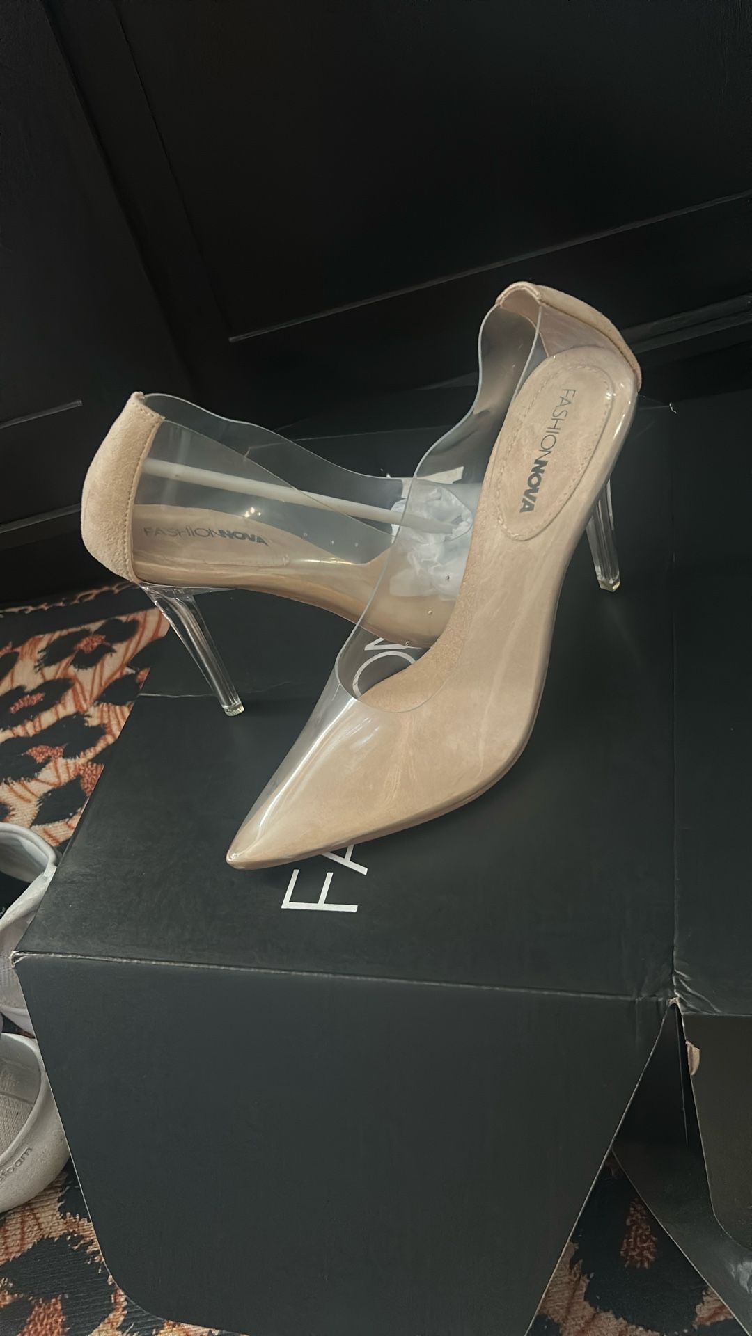 Clear Nude Heels 