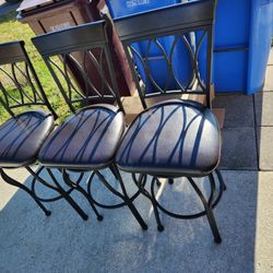 Three Bar Stools