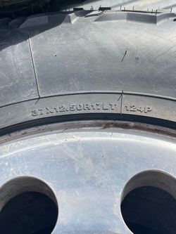37x12.50R17 wheels