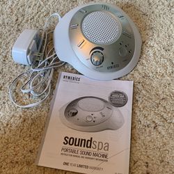 Homedics Sound Spa Portable Sound Machine 