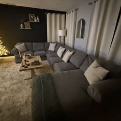 Gray Sectional Couch 