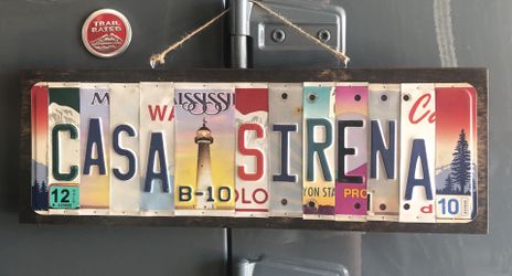 License Plate Signs