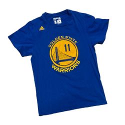 Adidas Golden State Warriors Klay Thompson Blue Short Sleeve T-Shirt Size Small