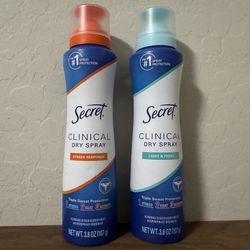 Secret Clinical Deodorant Spray Bundle