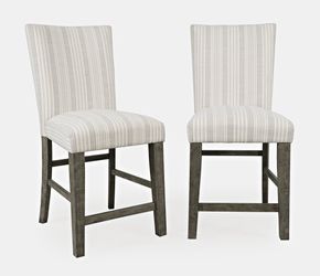 Telluride Driftwood Uph Counter Stool (Set of 2)