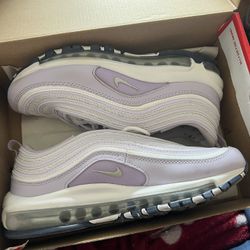 Girls 6.5Y Nike Air Max 97 Purple White Silver 