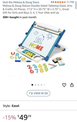 melissa & doug art easel