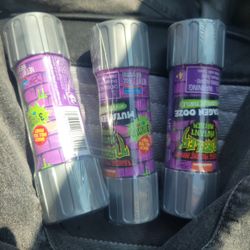 SHIPPING OUT ONLY SEALED SET TMNT Mutant Mayhem Mutagen Ooze Blind Cannister Blue, Green & Red