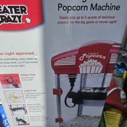 Popcorn Machine Great For Party's 