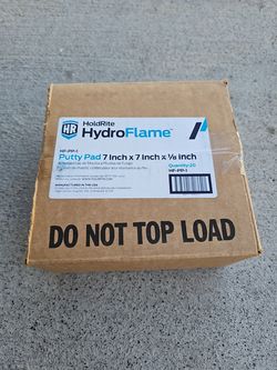 Holdrite HydroFlame 7 x 7 Inch Firestop Putty Pads, (Pack of 20) Fire-Rated, HF-PP-1