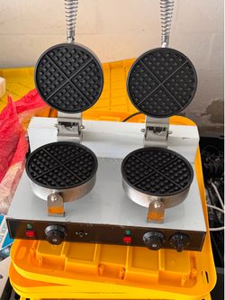 Commercial Double Waffle Maker