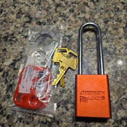  Safety Lock-Out Padlock W/ Hasp