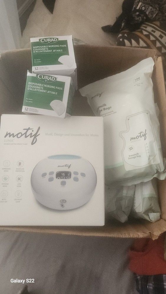 Motif Luna Double Electric Breast Pump New