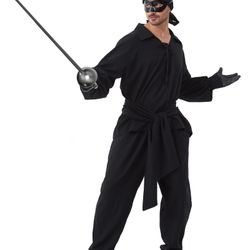 Pirate Knight Medieval Renaissance Men’s Costume Small 