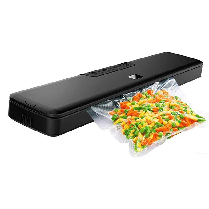 Vacuum Sealer Machine ZK-03 Vacuum Sealer With Starter Kit, Automatic Sealing System with 20 vacuum sealer Bags, Multi-use Vacuum Packing Machine