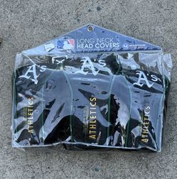 Oakland Athletics MLB Golf Club Head Cover Set 
