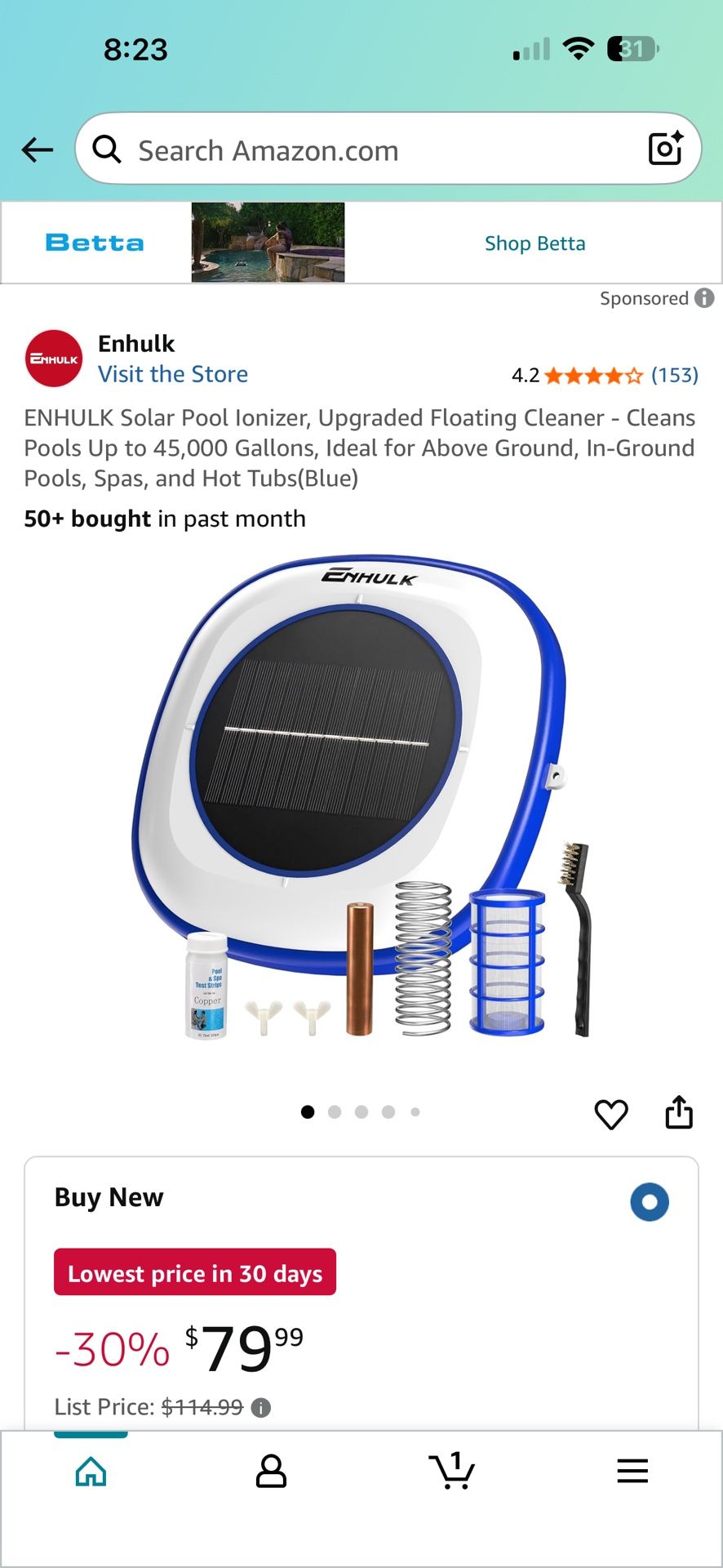 Solar Pool lonizer