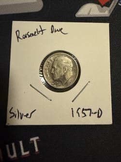 1957-D Roosevelt Dime Silver 