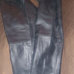 Leather chaps xxxl