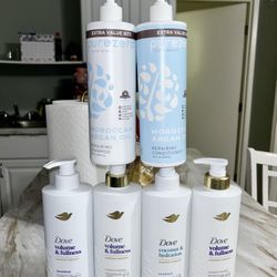 Dove & Purezero Shampoos & Conditioners