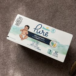 Pampers Pure Diapers (size 1) 