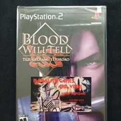 Blood Will Tell PS2 New And Sealed