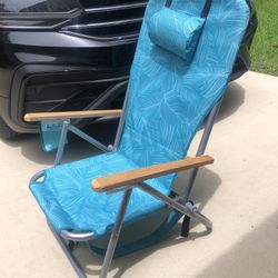 Folding Adjustable Backpack Beach Chair