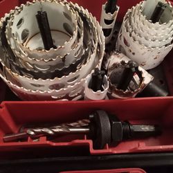 Milwaukee hole saw kit.