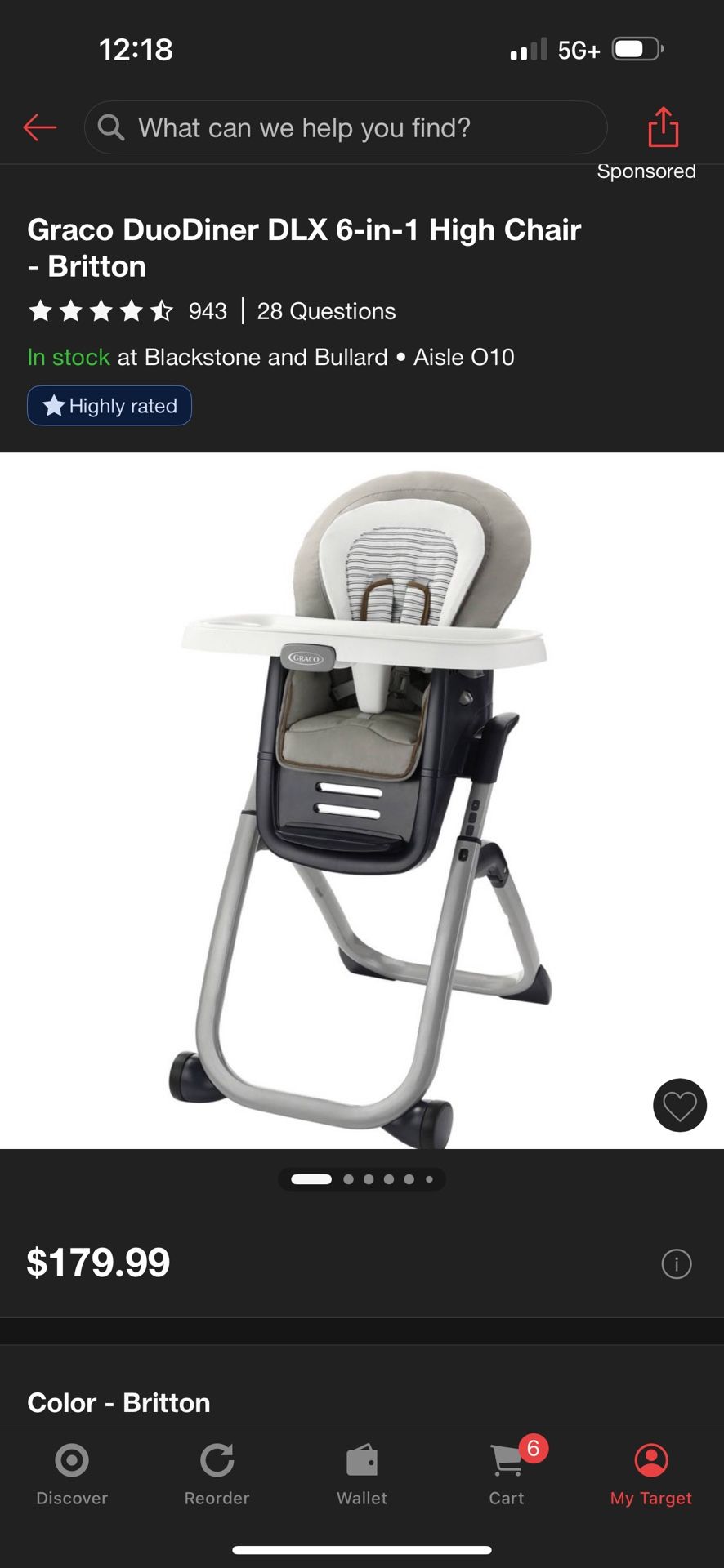 High chair