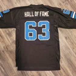 Vintage NFL Reebok Hall Of Fame #63 Black Jersey Shirt Adult Size Medium