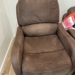 Faux Leather Recliner