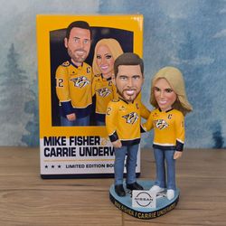Carrie Underwood Mike Fisher Nashville Predators Hockey Bobblehead SGA