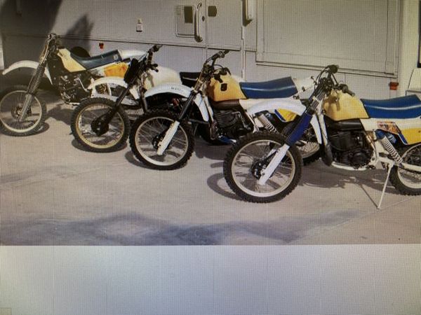 4 husqvarna motorcycles, (2) 1984 500xc’s, (1) 1979 390cr, (1) 1987 510te and parts etc.