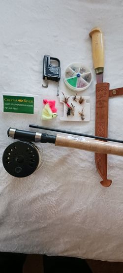 Fishing gear. Fly rod combo.