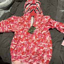 Pink Bape Hoodie
