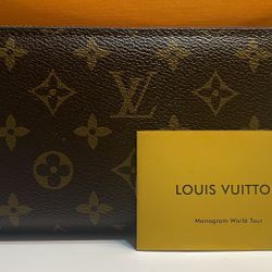 Louis Vuitton Zippy Wallet Brown Monogram