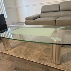 Modern Glass Coffee Table (negotiable)
