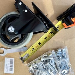 4” Heavy Duty Caster Wheels with double brake