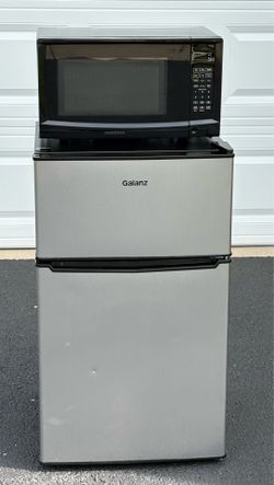Set-Mini Fridge & Microwave