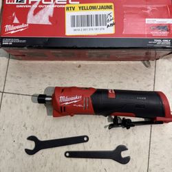 Milwaukee M12 FUEL 12V Lithium-Ion Brushless Cordless 1/4 in. Straight Die Grinder (Tool-Only)